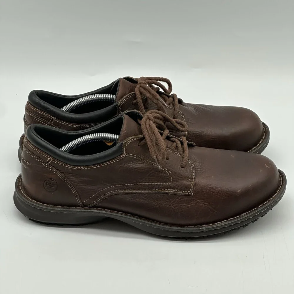 Timberland Pro Gladstone Leather Oxford Steel Toe Work Shoes Men's Size 12 Wide